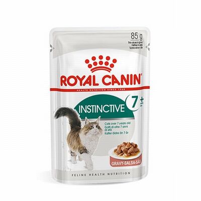 Royal Canin İnstinctive 7+ Gravy Pouch Yaşlı Kedi Konservesi 6 Adet 85 Gr 