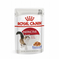 Royal Canin Kedi Mamaları - Royal Canin İnstinctive Jelly Pouch Yetişkin Kedi Konservesi 12 Adet 85 Gr 
