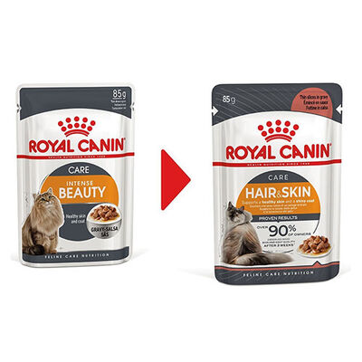 Royal Canin Intense Beauty Gravy Pouch Yetişkin Kedi Konservesi 6 Adet 85 Gr 