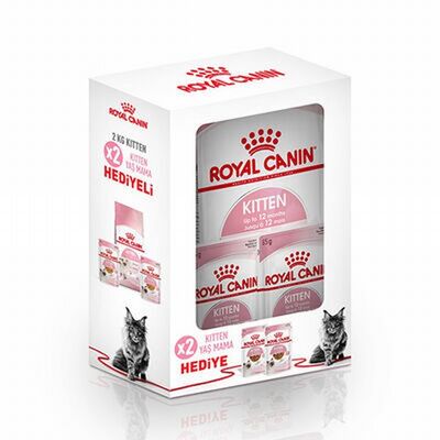 Royal Canin Kitten Yavru Kedi Maması 2 Kg+2 Adet Pouch Hediye 