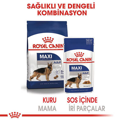 Royal Canin Maxi Adult Gravy Yetişkin Köpek Konservesi 10 Adet 140 Gr 