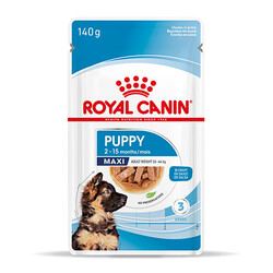 Royal Canin - Royal Canin Maxi Puppy Gravy Yavru Köpek Konservesi 10 Adet 140 Gr 