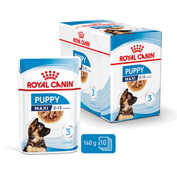 Royal Canin Maxi Puppy Gravy Yavru Köpek Konservesi 10 Adet 140 Gr - Thumbnail