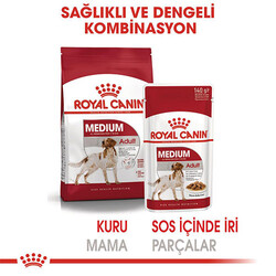 Royal Canin Medium Adult Gravy Yetişkin Köpek Konservesi 140 Gr - Thumbnail