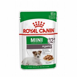 Royal Canin Mini Ageing 12+ Pouch Yaşlı Köpek Konservesi 12 Adet 85 Gr - Thumbnail