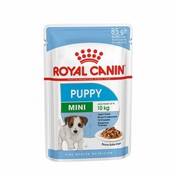 Royal Canin Köpek Mamaları - Royal Canin Mini Puppy Pouch Yavru Köpek Konservesi 12 Adet 85 Gr 