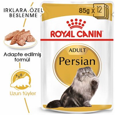 Royal Canin Persian Adult Pouch Yetişkin Kedi Konservesi 12 Adet 85 Gr 