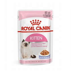 Royal Canin Kedi Mamaları - Royal Canin Pouch Kitten Jelly Yavru Kedi Konservesi 12 Adet 85 Gr 