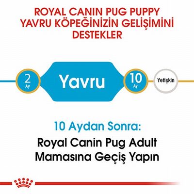 Royal Canin Pug Puppy Yavru Köpek Maması 1,5 Kg 