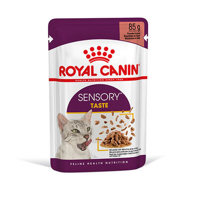 Royal Canin Sensory Taste Gravy Adult Yetişkin Kedi Konservesi 12 Adet 85 Gr 
