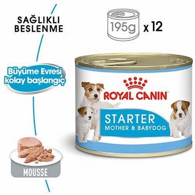 Royal Canin Starter Mother Babydog Yavru Köpek Konservesi 12 Adet 195 Gr 