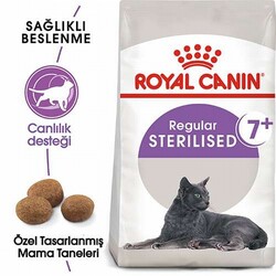 Royal Canin Sterilised 7+ Kısırlaştırılmış Yaşlı Kedi Maması 1,5 Kg - Thumbnail