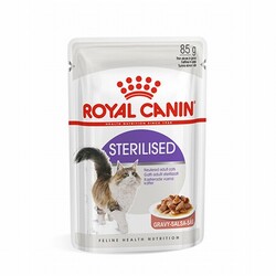Royal Canin Sterilised Gravy Pouch Kısırlaştırılmış Kedi Konservesi 6 Adet 85 Gr - Thumbnail