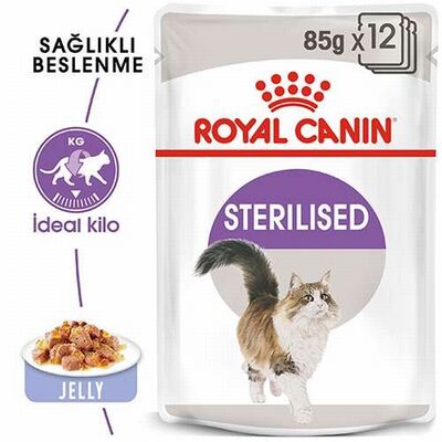 Royal Canin Sterilised Jelly Pouch Kısırlaştırılmış Kedi Konservesi 85 Gr 