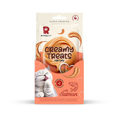 Royalpet Creamy Somonlu Krema Kedi Ödül Maması 4x14 Gr