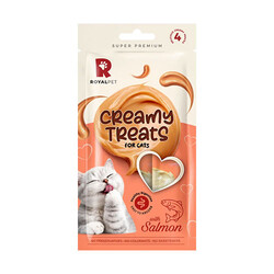 Royalpet Creamy Somonlu Krema Kedi Ödül Maması 4x14 Gr - Thumbnail