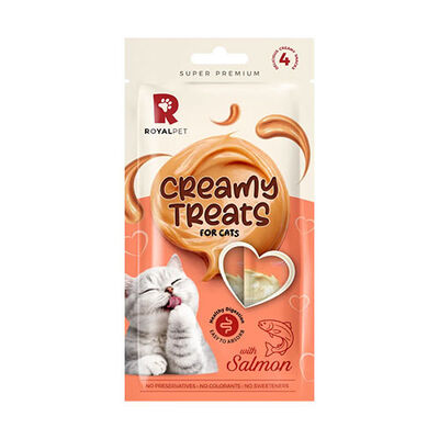 Royalpet Creamy Somonlu Krema Kedi Ödül Maması 4x14 Gr