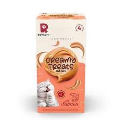 Royalpet Creamy Somonlu Krema Kedi Ödül Maması 4x14 Gr - Thumbnail