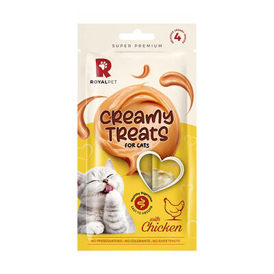 Royalpet Creamy Tavuklu Krema Kedi Ödül Maması 4x14 Gr