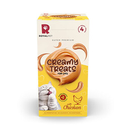 Royalpet Creamy Tavuklu Krema Kedi Ödül Maması 4x14 Gr - Thumbnail