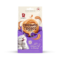 Brit Care - Royalpet Creamy Tavuklu ve Karidesli Krema Kedi Ödül Maması 4x14 Gr