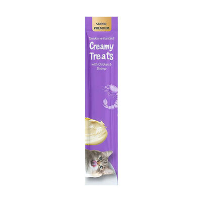 Royalpet Creamy Tavuklu ve Karidesli Krema Kedi Ödül Maması 4x14 Gr