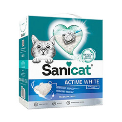 SaniCat - Sanicat Active White Topaklanan Kedi Kumu