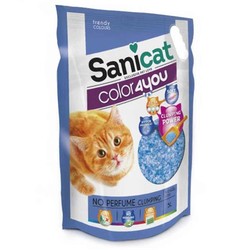 SaniCat - Sanicat Color Parfümsüz Kristal Silica Kedi Kumu