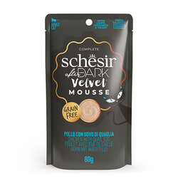 Schesir - Schesir After Dark Pouch Tavuklu ve Bıldırcın Yumurtalı Tahılsız Yetişkin Kedi Konservesi 12 Adet 80 Gr 