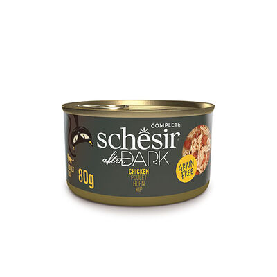 Schesir After Dark Sos İçinde Tavuk Etli Tahılsız Yetişkin Kedi Konservesi 80 Gr 