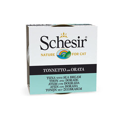 Schesir - Schesir Jelly Ton Balıklı ve Çipuralı Yetişkin Kedi Konservesi 85 Gr 