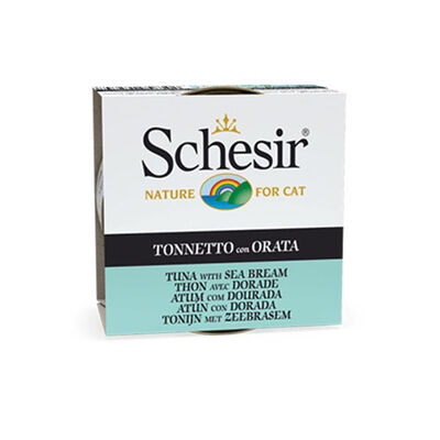 Schesir Jelly Ton Balıklı ve Çipuralı Yetişkin Kedi Konservesi 85 Gr 