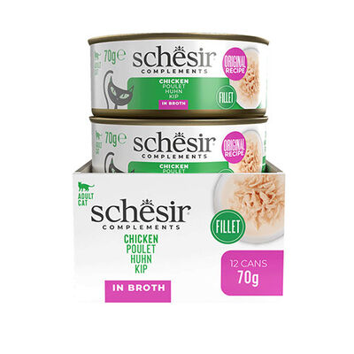 Schesir Jelly Ton ve Orfoz Balıklı Yetişkin Kedi Konservesi 70 Gr 