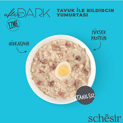 Schesir After Dark Pate Tavuk Etli ve Bıldırcın Yumurtalı Tahılsız Yetişkin Kedi Konservesi 12 Adet 80 Gr - Thumbnail