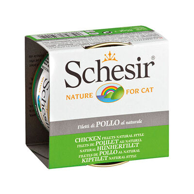 Schesir Tavuk Fileto Yetişkin Kedi Konservesi 6 Adet 70 Gr 