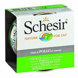 Schesir - Schesir Tavuk Fileto Yetişkin Kedi Konservesi 6 Adet 85 Gr 