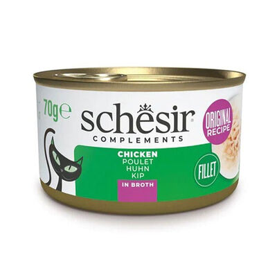 Schesir Tavuk Fileto Yetişkin Kedi Konservesi 70 Gr 