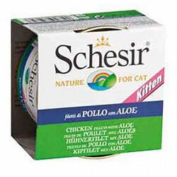 Schesir - Schesir Tavuklu ve Aloe Veralı Yavru Kedi Konservesi 85 Gr 