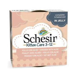 Schesir Tavuklu ve Aloe Veralı Yavru Kedi Konservesi 85 Gr - Thumbnail