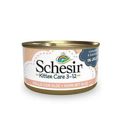Schesir Tavuklu ve Aloe Veralı Yavru Kedi Konservesi 85 Gr - Thumbnail