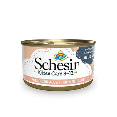 Schesir Tavuklu ve Aloe Veralı Yavru Kedi Konservesi 85 Gr 