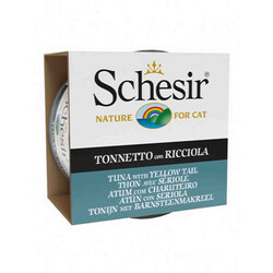 Schesir - Schesir Ton Balığı ve Sarı Kuyruk Balıklı Jöleli Yetişkin Kedi Konservesi 85 Gr 