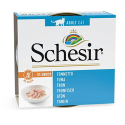 Schesir - Schesir Ton Balıklı Soslu Yetişkin Kedi Konservesi 70 Gr 