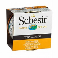 Schesir - Schesir Ton Balıklı ve Aloe Veralı Jelly Yetişkin Kedi Konservesi 6 Adet 85 Gr 