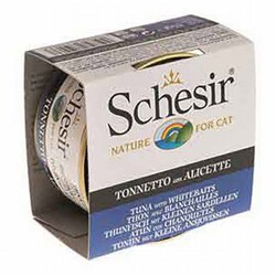 Schesir - Schesir Ton ve Ringa Balıklı Jelly Yetişkin Kedi Konservesi 85 Gr 