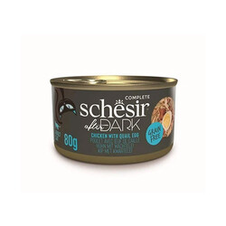 Schesir - Schesir After Dark Pate Tavuk Etli ve Bıldırcın Yumurtalı Tahılsız Yetişkin Kedi Konservesi 80 Gr 