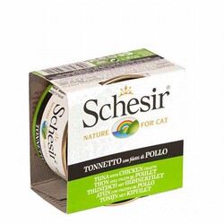 Schesir - Schesir Ton Balıklı ve Tavuklu Jelly Yetişkin Kedi Konservesi 6 Adet 85 Gr 