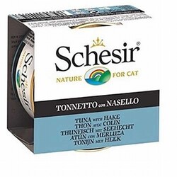Schesir - Schesir Ton ve Barlam Balıklı Yetişkin Kedi Konservesi 6 Adet 85 Gr 