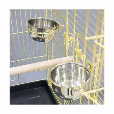 EuroGold Sehpalı Papağan Kafesi Gold 51x51x152 Cm 
