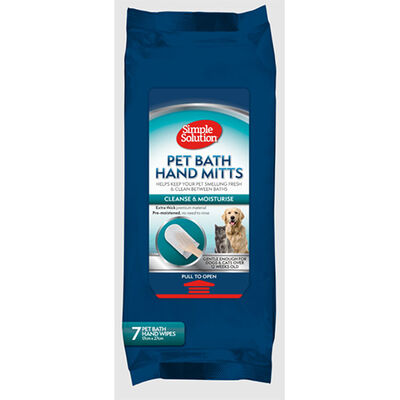 Simple Solution Kedi ve Köpek Islak Temizleme Eldiveni 